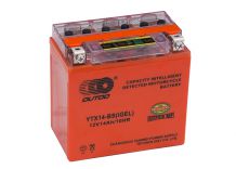 АККУМУЛЯТОР OUTDO, YTX14-BS(iGEL), (151x88x147), 12 Ah с индикатором